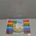 BenLouis Coloring Books for Kids With Stacking Crayons Set Mini Coloring Books Bulk for Ages 4-8-12 Small Activity Books for Birthday Party Gifts Goodie Bags Stuffers Travel24+24Pcs Assorted