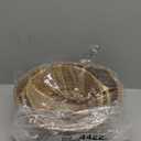 Patelai 3 Set Seagrass Belly Storage Basket Woven Plant Pot Holder with Handles for Plants Picnic Grocery Laundry(Natural Color)