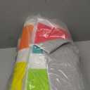 USTIDE Rainbow Area Rug Little Striped Rainbow Rug Non-Slip Machine Washable Rug Soft Carpet for Living Room Bedroom Classroom Dining Kindergarten Grils Room Home Decor, 4x6ft