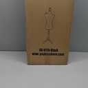 FDW Manikin 60-67Height Adjustable Female Dress Model Display Torso Body Tripod Stand Clothing Forms (Black, 60-67 Inches)