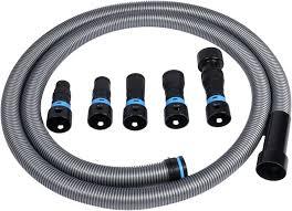CenTec Systems 94698 Quick Click 10 Ft. Hose for Home and Shop Vacuums with Expanded MultiBrand Power Tool Adapter Set for Dust Collection