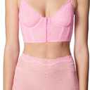 florence by mills womens Lace Bustier (Medium, Cotton Candy)