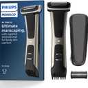 Philips Norelco Bodygroom Series 7000 Showerproof Body & Manscaping Trimmer & Shaver with case and Replacement Head for Above and Below The Belt, BG7040/42