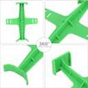 Universal Motorcycle Fork Guard Suspension Support Brace Transportation Tool Tie Down Seal Saver Protection Plastic For Dirt Bike Motocross Accessories Green