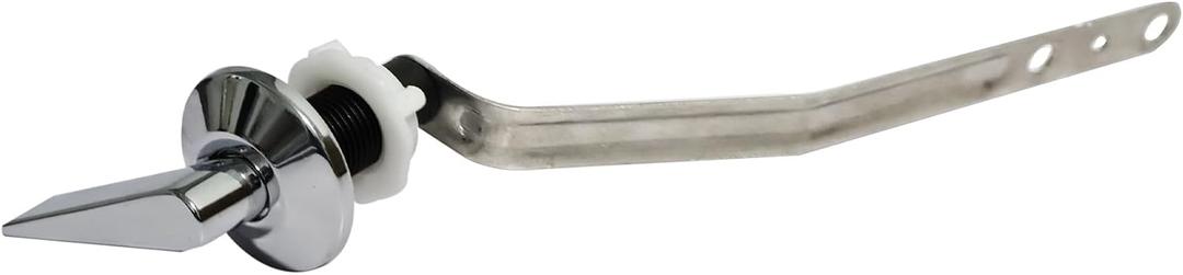 Left Mount Toilet Handle Assembly - Compatible with Kohler Portrait Series Toilets, Replaces Part K85084-CP Toilet Trip Lever, Polished Chrome