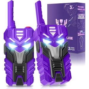Purple Doomlord Walkie Talkies for Kids 2 Pack Transform Robot