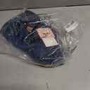 Women's Cami Nightgown, Floral Print & Solid Color Sleep Dress, Lace - Trimmed Spaghetti Strap Nightwear Navy Blue Medium