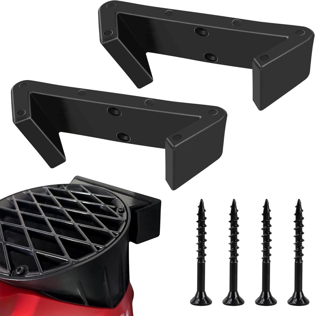 Wall Mount Compatible with Milwau-kee Leaf Blower | Heavy-Duty Wall Mounting Bracket Only Fits 3017-20 & 3017-21 | with Installation Screws (Leaf Blower Wall Mount * 2 Pcs)