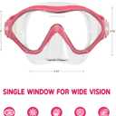 Aegend Kids Swimming Goggles with Nose Cover, Anti Fog Diving Mask Clear View No Leak for kids 6-14