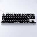 Hyekit Keycaps 108 Keys Backlight Keycap Set OEM Profile Double Shot Shine Through Custom Keycaps for Cherry Gateron MX Switches Mechanical Keyboard