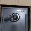 SentrySafe SFW123DSB Fireproof Safe and Waterproof Safe with Dial Combination 1.23 Cubic Feet Gray