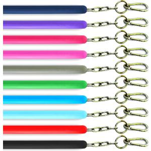 Stall Chain for Horses 51 Inch Horse Stall Guard with Heavy-Duty Clips, Rubber Coated Stall Guard for Horse Stalls and Trailers (Teal)