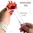 Funny Badge Reels 25PC Retractable Badge Holders, Nurse Badge Reel, Cute & Fun ID Card Holder for Work, Perfect Teacher Gift, Durable Work Badge Holder for Nurses, Teachers & Professionals!
