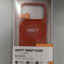 MOFT MOVAS Snap Case for iPhone 17 Pro, MagSafe Compatible, SoftTouch Vegan Leather, Classic Minimalist Design, Lightweight, StainResistant & Camera Protection, Clay