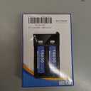 18650 Battery Charger for 3.7V Lithium ion Rechargeable Batteries 26650 18650 16340 (RCR123) 14500 and 10400 Batteries(2 Slot)