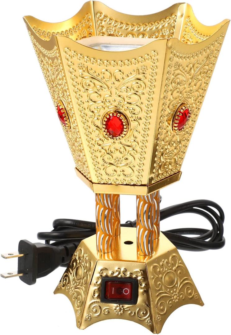 MAGICLULU Electric Incense Burner Middle Eastern Style Desktop Censer Plug-in Aroma Burner for Home Office Table Decor Us Plug