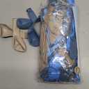 Up Up and Away Balloon Garland Arch Kit, 152pcs Dusty Slate Fog Baby Blue and Sand White Balloons with Hot Air Balloon and Cloud Foil Balloons for Baby Shower Decoration Teddy Themed Party