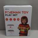 Liberry Fireman Costume for Kids 3 4 5 Years Old, Firefighter Tools with Fire Extinguisher, Pretend Play Toy Gift for Toddler Boys & Girls