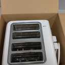 Cuisinart 4-Slice Compact Plastic Toaster, White, CPT-142P1