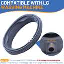 WM3700HWA/00 WM3500CW/00 WM3700HVA/00 Washer Door Boot Seal Gasket WM3270CW WM3180CW/00 WM3080CW/00 WM3670HVA/01 WM3370HVA/01 MDS47123619 for Kenmore,for LG Front Load Washer Rubber Seal