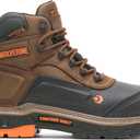 Wolverine Men's Overpass 6" Mid Composite Toe Waterproof Work Boot (10, Summer Brown)