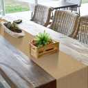 8 Pack Natural Burlap Table Runners,12 x 72 Inch Rustic Jute Table Runner and Placemats Bulk for Western Wedding Table Decorations,Farmhouse Style Party,Holiday,Kitchen Coffee Table Decor Cover