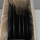 Inclined Desk File Organizer,Vertical File Folder Holder Stand Metal Rack File Sorter for Office Classroom Desktop Organization (1Pack, Black)