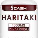 scash Haritaki 1000mg Per Serving, Vegetarian, Gluten Free, 60 Capsules (Pure, Non-GMO & Gluten Free, Expiration Date 11/2026