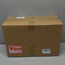 Large Decorative Box Lid Display, Woven Rattan Jewelry Box with Glass Boho Vintage Decor Craft Organizer Rattan