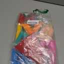 Pre-Strung Happy Birthday Banner, Felt Ball Garland HAPPY BIRTHDAY Garland, Rainbow Decorations Decor Party Pennant, Multicolor Bunting String Triangle Flags Bulk Rainbow Bunting (Colorful)