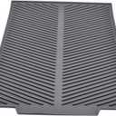 Tumtanm Silicone Draining Board Mat, Folding Draining Mat, 17x13 Large Drain Pad Eco-Friendly Drainer Mat Heat Resistant Pot Mat Dishwasher Safe Trivet Mat