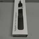 Hair Straightener - 2 in 1 Wet to Dry Hair Dryer and Straightener with High-Speed Airflow + Rapid Heat-Up + Customizable Temperature + LCD Display & Auto Shut-Off + No Heat Damage (Dark Black)