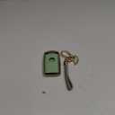 Lucrum Compatible with Mazda Key Fob Cover & Leather Keychain - TPU Case for 3, 6, CX-5 CX-9 CX-30 CX-50 CX-70 (2019-2025) (Green)