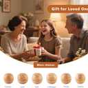 Personalized I Love You Unique Graduation Gift for Daughter Her Teenage Girls,Christmas Valentines Birthday Gifts for Daughter from Mom Dad Mother Father,Wooden Round Box with Funny Cards & Coin