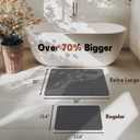 30 * 20 Stone Bath Mat Extra Large Diatomaceous Earth Non-Slip Shower Mat Quick Drying Diatomite Bath Stone Mats for Bathroom