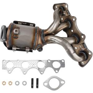 KAC Catalytic Converter for 2012-2019 Soul 1.6L, 2011-2019 Accent, 2012-2019 Rio, 2012-2017 Veloster 1.6L Catalytic Converters Kit Direct-Fit Automotive Replacement OEM#674891 (EPA Compliant)