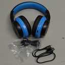 iClever BTH12 Kids Bluetooth Headphones,Colorful LED Lights,74/85dBA Safe Volume,85H Playtime,Bluetooth 5.2,Over Ear Wireless Headphone Built-in Mic for iPad/Tablet/Airplane, Deep Black