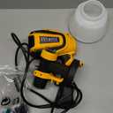 Paint Sprayer, 700W HVLP Spray Gun with Cleaning & Blowing Joints, 4 Nozzles and 3 Patterns, Easy to Clean, for Furniture, Cabinets, Fence, Walls, Door, Garden Chairs etc. VF803 (Yellow)