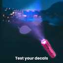 WindowAlert Butterfly Anti-Collision Decal 4 Pack - UV-Reflective Window Decal to Protect Wild Birds from Glass Collisions - Made in The USA