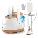 Steamer for Clothes,1800W Standing Garment Steamer with Adjustable Double Rod,Flat and Hanging Ironing,Clothes Steamers with 10 Ironing Modes,30s Fast Heat-up