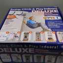 Gym1 6-Piece Doorway Gym Indoor Playground - 6-Piece, Blue - Indoor Playset with Sensory Swing, Pull-Up Bar & Rings, Trapeze, Ladder & Knotted Rope