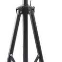 LED Stage Spotlight Tripod Bracket, Adjustable Follow Spotlight Stand - 46"-79" Height Range, Heavy-Duty Foldable Stable Tripod Base for Stage, Studio, Events, and 200W LED Lights(Only Stand)