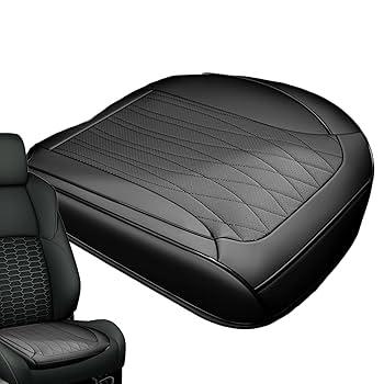 KAYI 2 Pack Car Seat Cover, Memory Foam Car Seat Cushion, Non-Slip Bottom Breathable Car Seat Cover, Relieve Tailbone Pain, Suitable for 95% of Vehicles (Black)