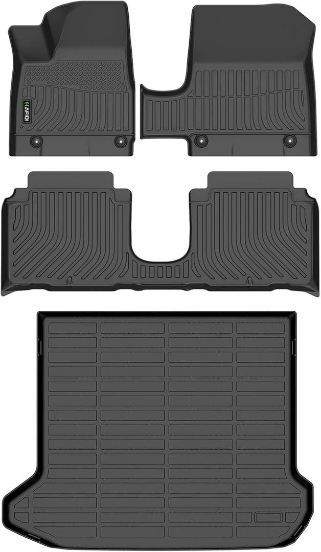 Floor Mats for 2025-2027 Hyundai Ioniq 5 Sliding Console Full Set