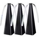 Glovv Black Food Fan to Keep Flies Away, Fly Fans for Tables Indoor Outdoor, Portable Bug Deterrent Spinners Table Top Swatter for Dinner Home, Camping, Picnic (3 Pack)