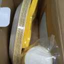 Sustainable Greetings Juvale 72 Pieces of Party Supplies with Paper Plates, Cups, and Napkins for Birthday Decorations (Serves 24) (Yellow) - Yellow Birthday Decorations