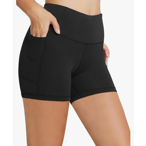 baleaf Women's 8"/ 5"/ 3" Biker Shorts High Waist Yoga Workout Gym Running Volleyball Spandex Shorts with Pockets Medium