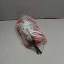 BRIGHTDECK Lollipop Solar Christmas Pathway Lights Outdoor, 5 Pack LED Christmas Decor with 8 Lighting Modes, Light Up Solar Stake Lights for Holiday, Xmas, Walkway, Sidewalk (Red, 5 PCS)