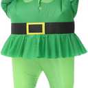 Inflatable Leprechaun Costume Adult irish Blow up Costume leprechaun Outfit Men st patricks day costume irish suit
