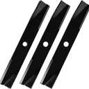106077 Mower Blades Compatible with Toro Wheel Horse 42" Deck, 106636 Mulching Blades Fit for to ro 300 Series, XT Series, LT-1642, Replace for 106077-03, 350-116, 3 Pack